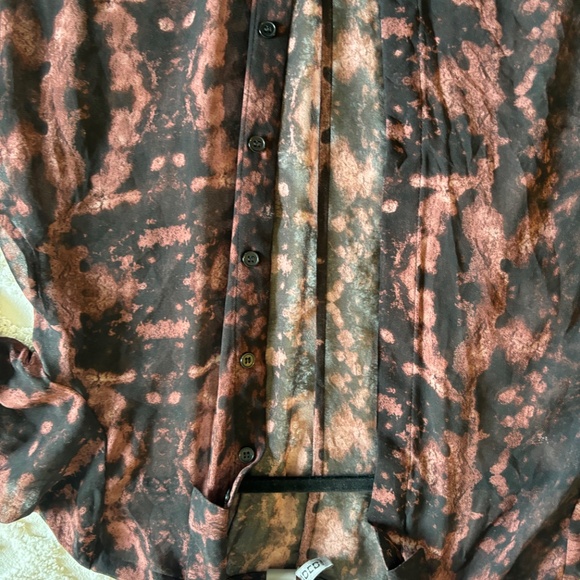 High-lo button up dress (Sheer) - Picture 3 of 4